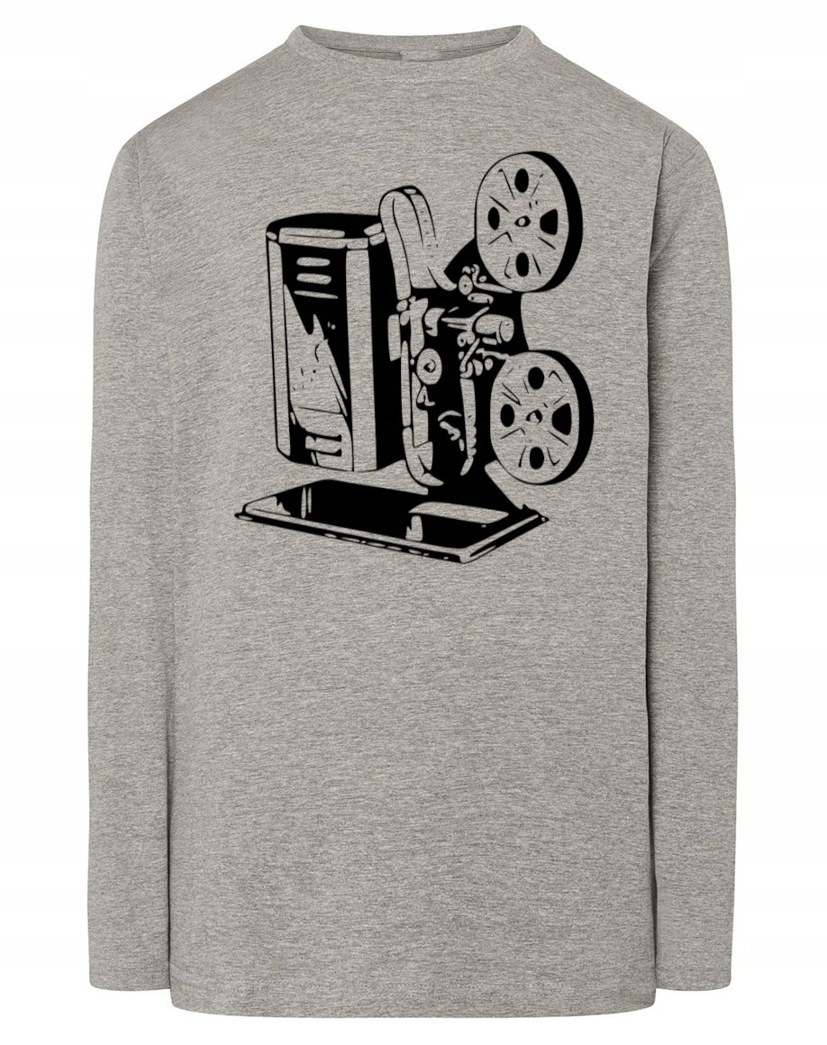 Longsleeve retro vintage nadruk PROJEKTOR r.3XL