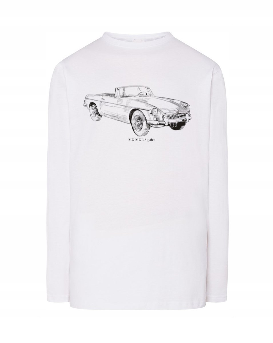 Longsleeve męski nadruk Klasyk MG SPYDER r.4XL