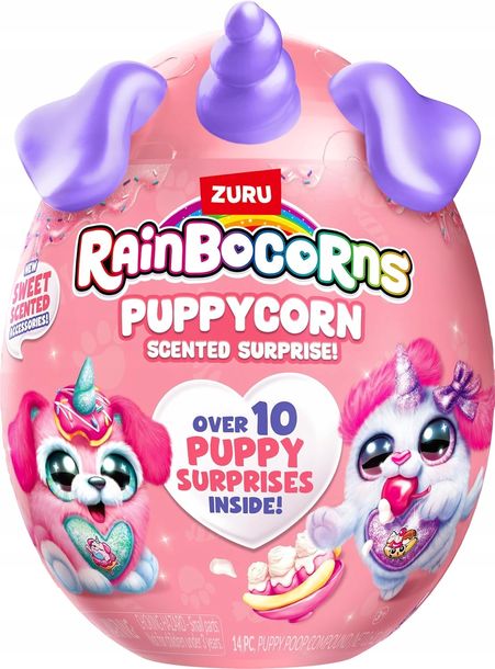 Rainbocorns JAJO NIESPODZIANKA Puppycorn Surprise PLUSZAK PIESEK Jednorożec