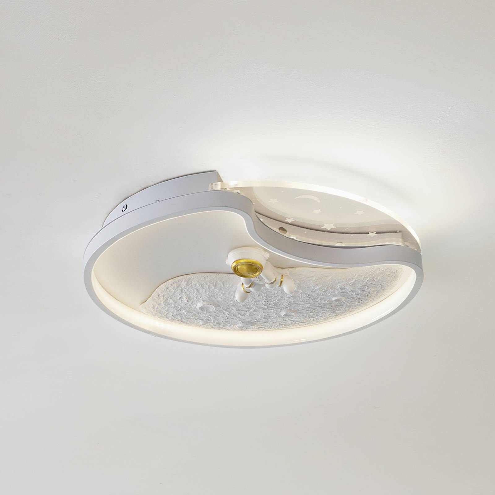 Lindby Lampa sufitowa LED Kosmo, 43 W, metal, tworzywo sztuczne