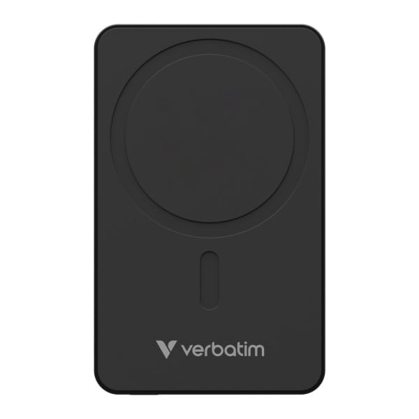 Verbatim, powerbank z ładowaniem bezprzewodowym, 5V, ładowanie telefonu, 32227, 10000mAh, Mocowanie magnetyczne, Czarny