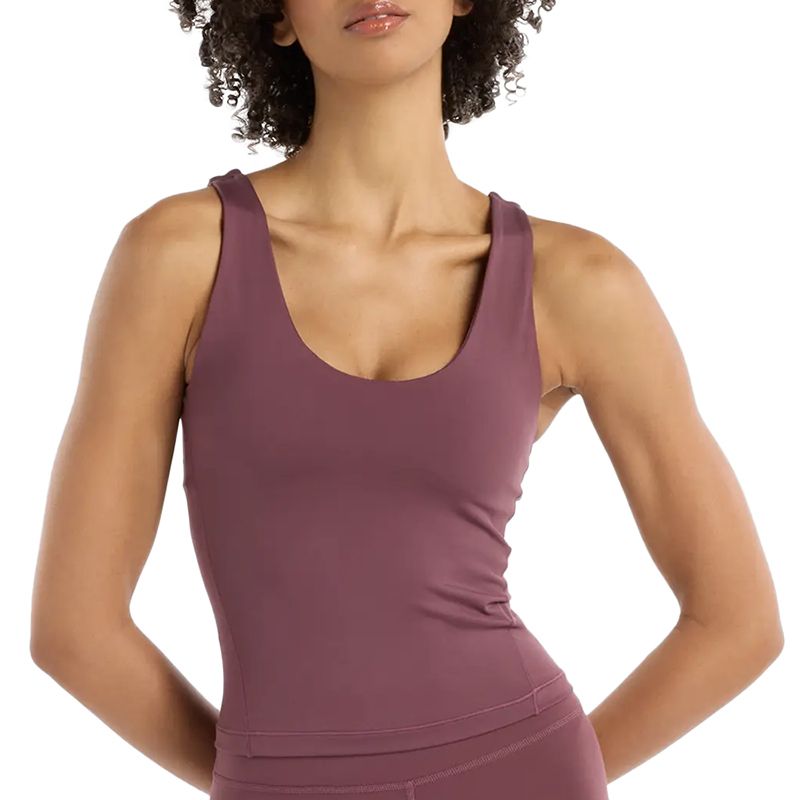 Koszulka New Balance WT51150FDP - bordowa