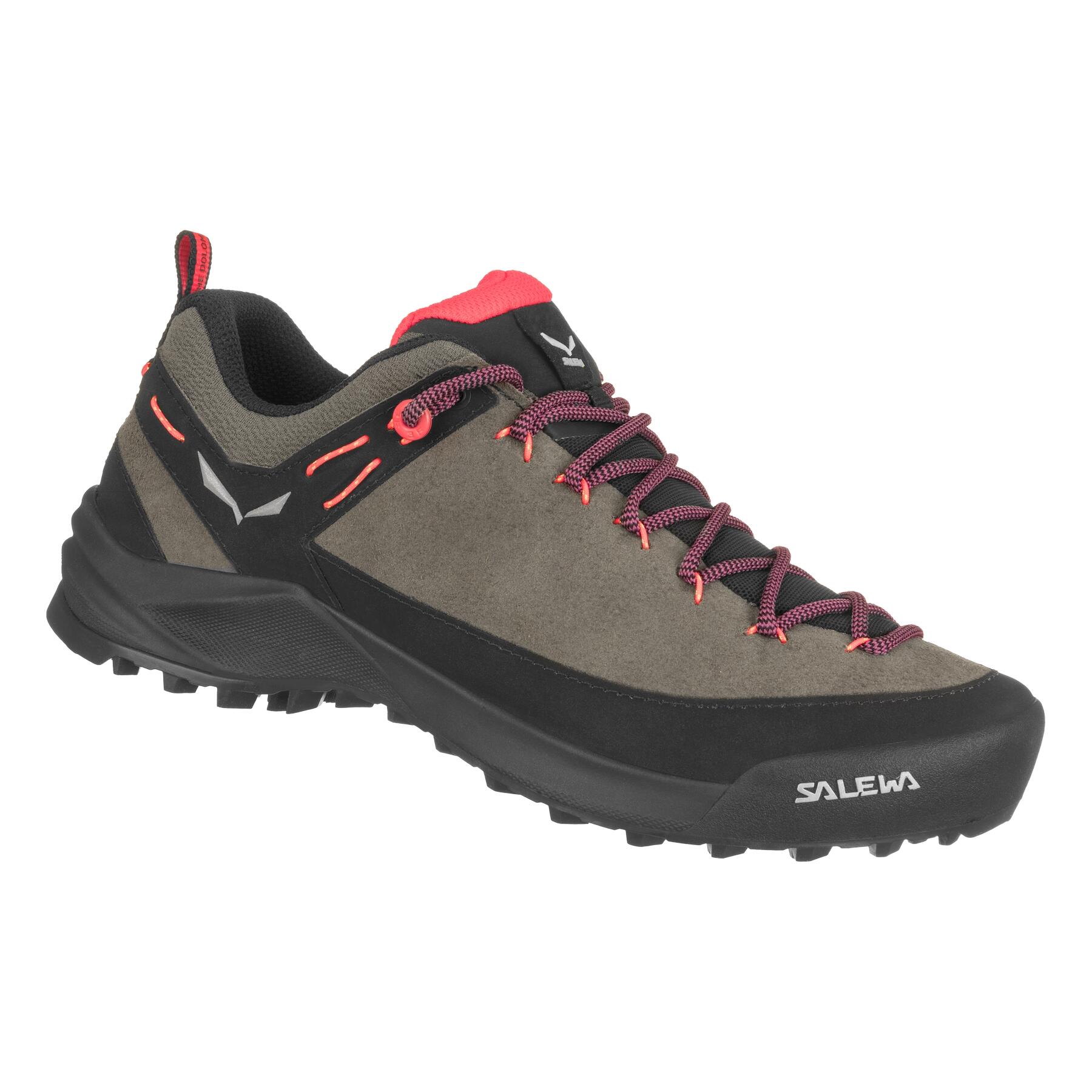 Salewa Wildfire Leather Shoes Women, beżowy/czarny UK 6,5 | EU 40 2022 Buty podejściowe 00-0000061396-7953-6,5
