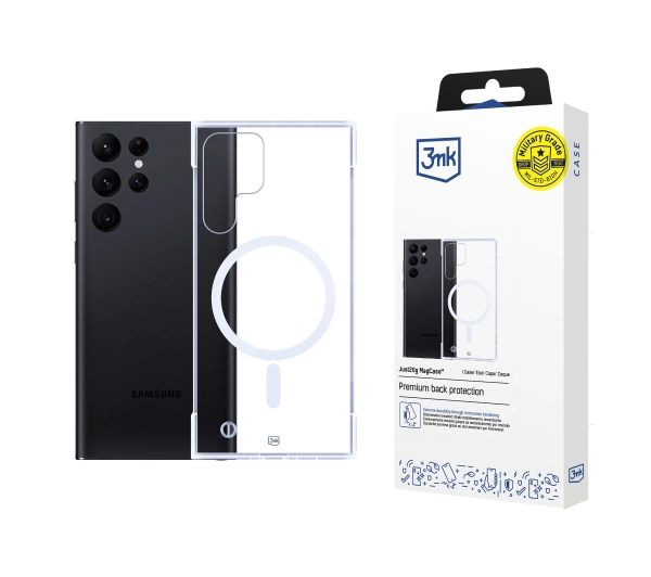 3mk Just20g Clear Case do Galaxy S22 Ultra Przezroczysty