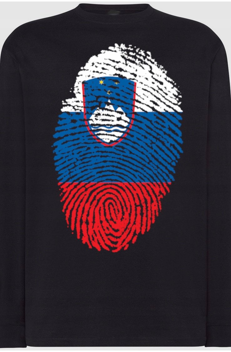 Słowenia Bluza Longsleeve Męska Modna Rozm.3XL