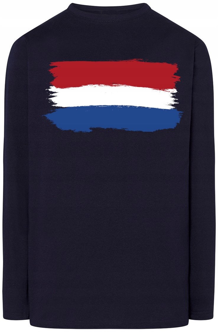 Holandia Męska Bluza Longsleeve Flaga Rozm.3XL