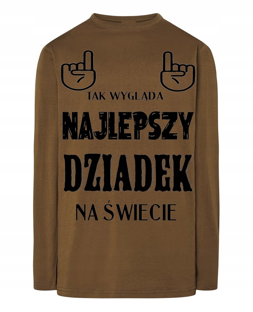 Longsleeve Prezent Dzień Dziadka r.XL