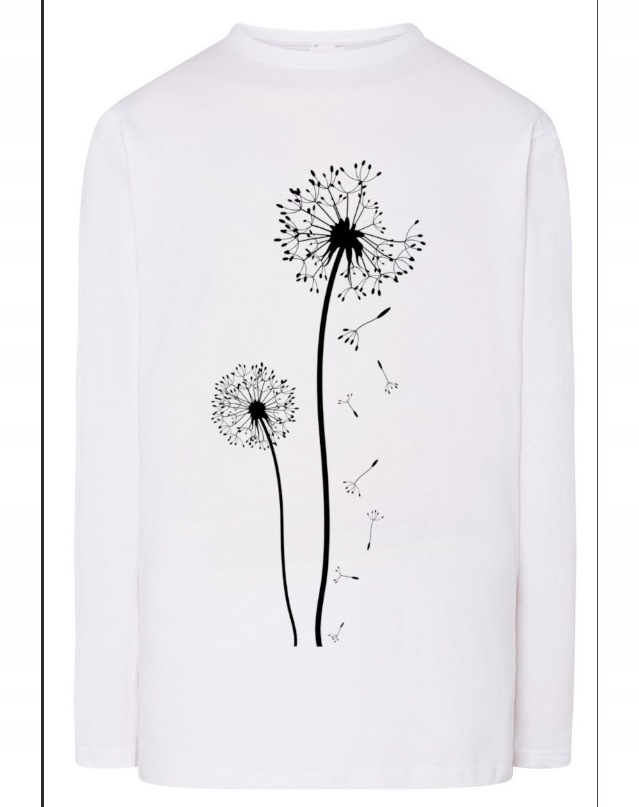 Longsleeve męski nadruk Dmuchawiec Dmuchawce r.3XL