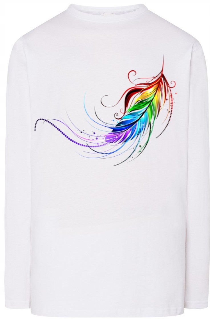 Pióro Kolorowa Bluza Longsleeve Rozm.3XL