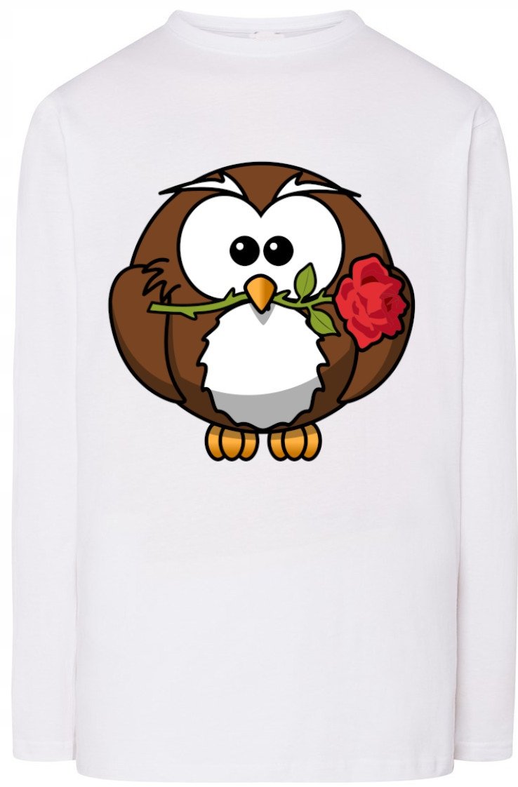 Sowa Walentynki Męska Bluza Longsleeve r.L