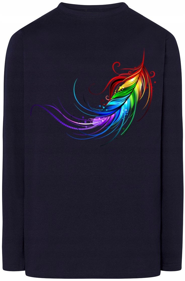Pióro Kolorowa Bluza Longsleeve Rozm.3XL