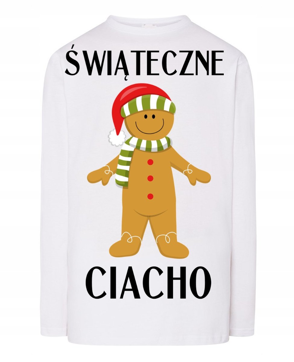 Longsleeve nadruk Świąteczne ciacho Rozm.4XL