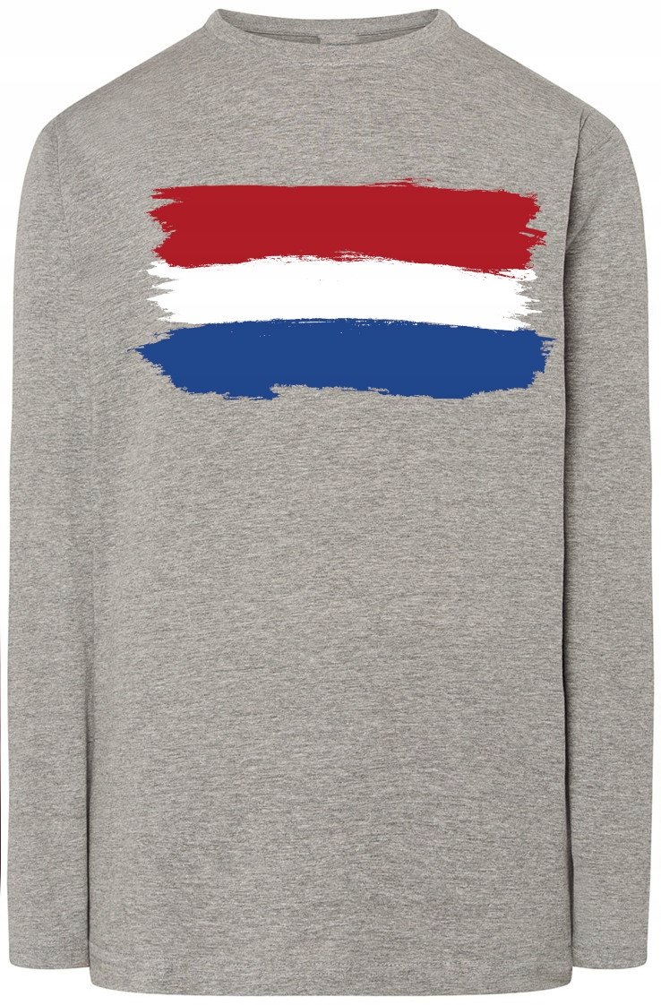 Holandia Męska Bluza Longsleeve Flaga Rozm.M