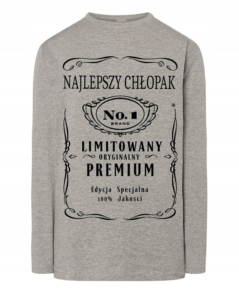 Prezent na Walentynki Longsleeve dla Chłopaka 5XL