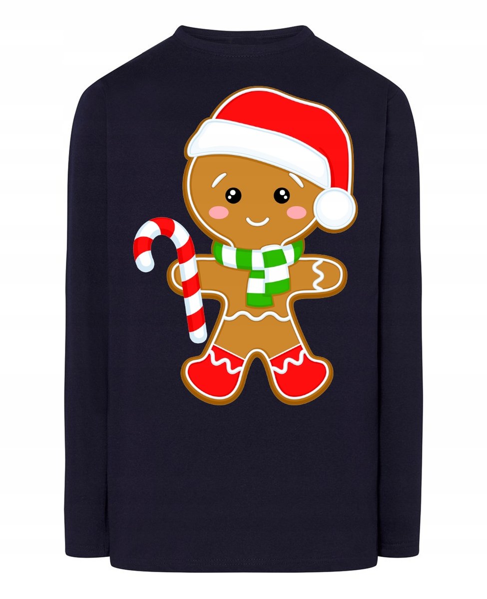 Longsleeve nadruk Świąteczne Ciastko Rozm.L
