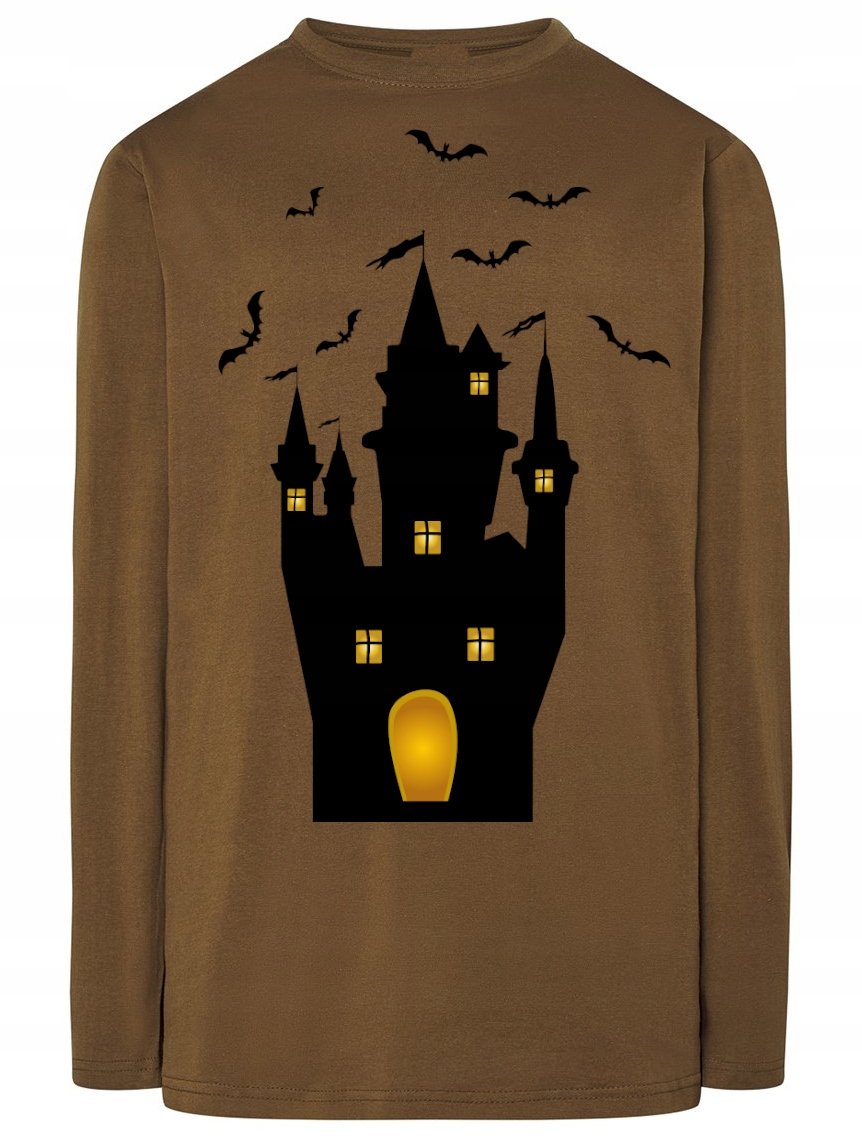 Longsleeve męski nadruk Halloween Rozm.XS