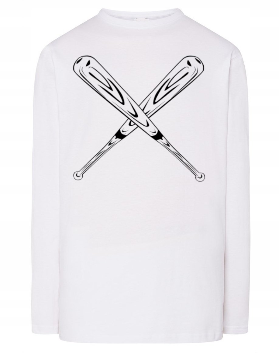 Longsleeve męski nadruk SPORT BASEBALL r.L