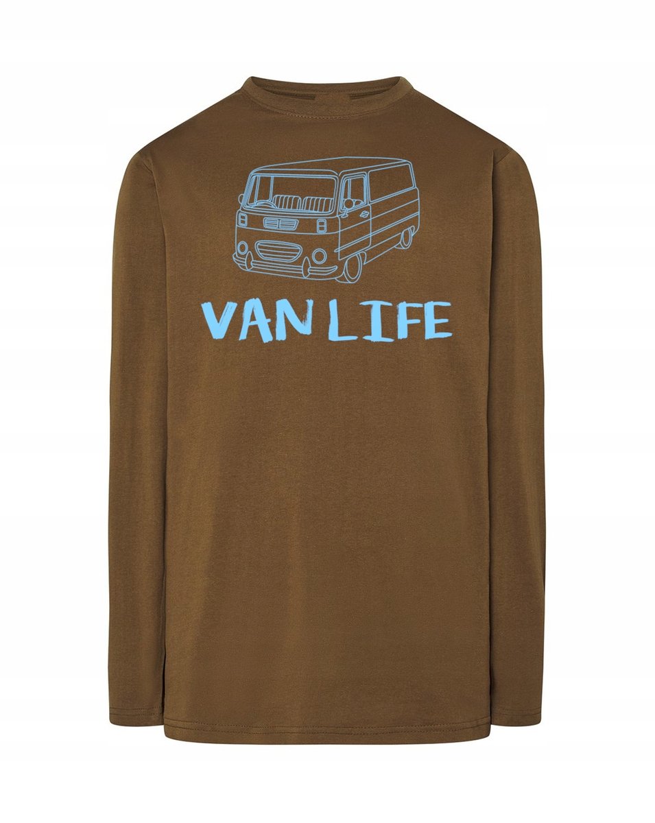 Longsleeve męski FAJNY nadruk VAN Van Life r.3XL