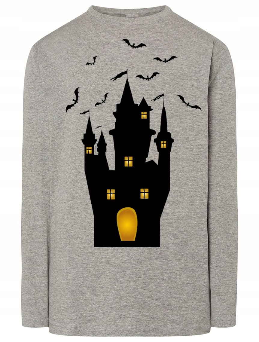 Longsleeve męski nadruk Halloween Rozm.M