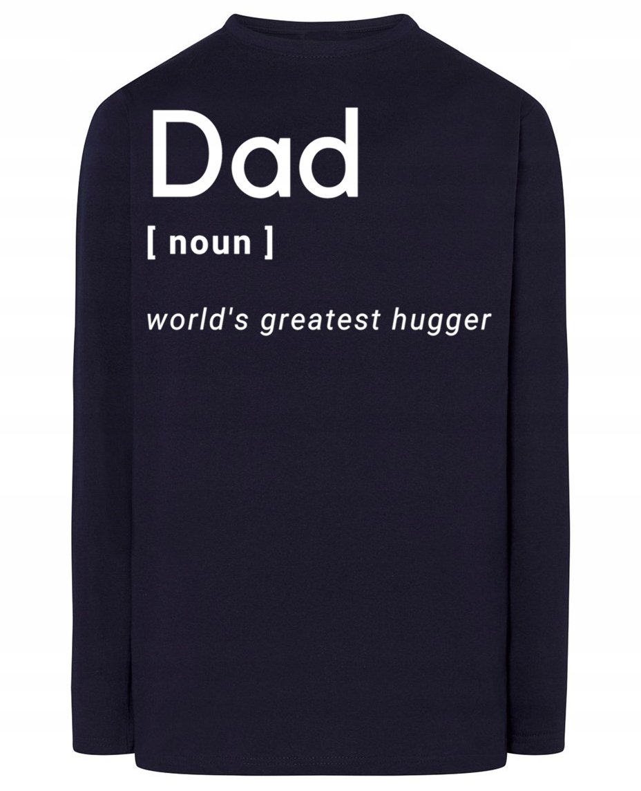 Longsleeve męski nadruk TATA PRZYTULACZ r.M