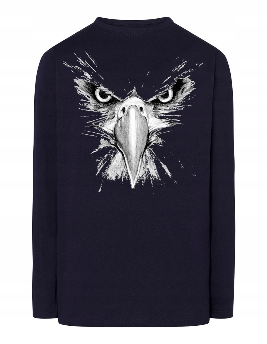 Longsleeve męski nadruk GŁOWA ORZEŁ r.XXL