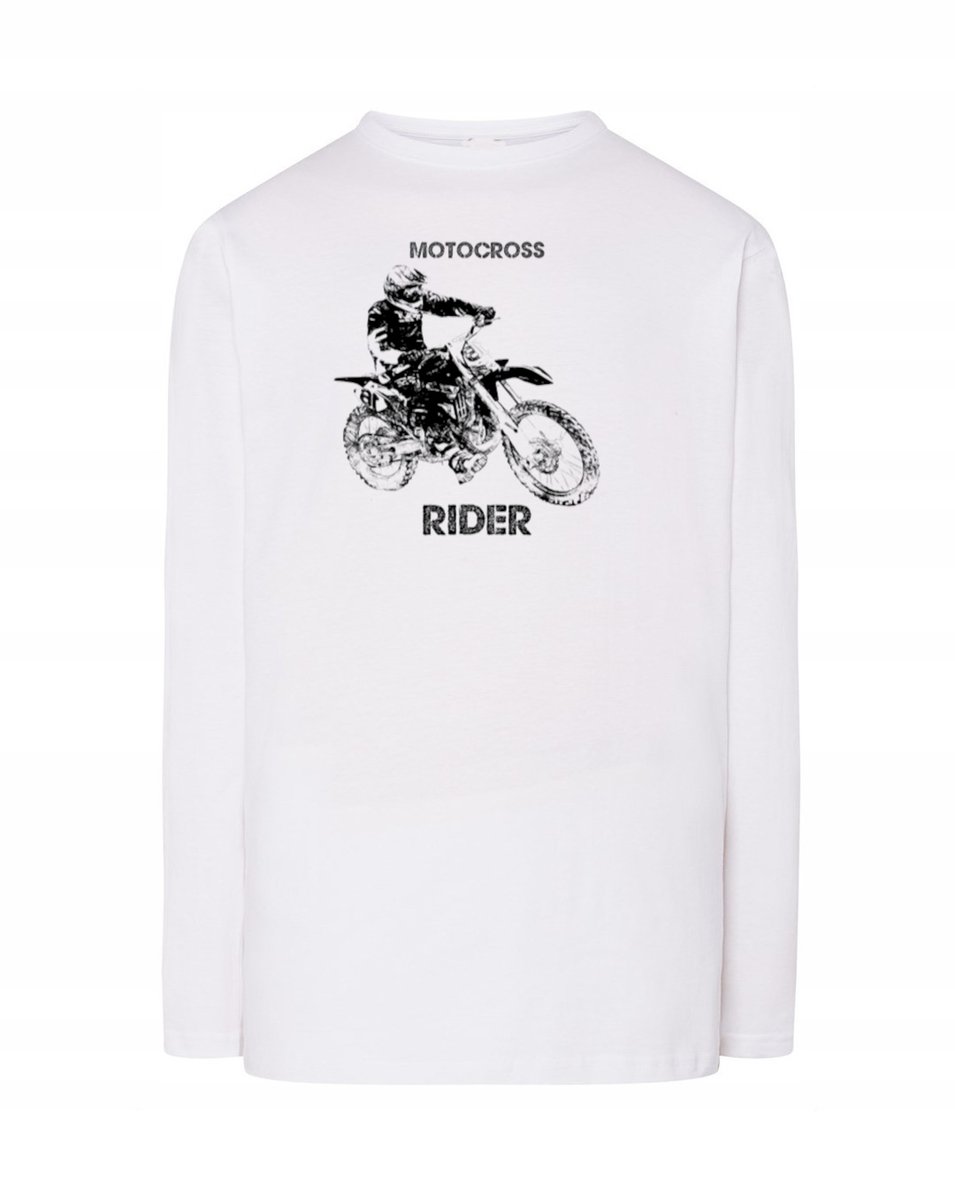 Longsleeve męski nadruk motor MOTOCROSS r.L