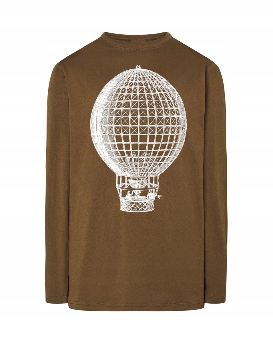 Longsleeve męski FAJNY nadruk BALON r.XL