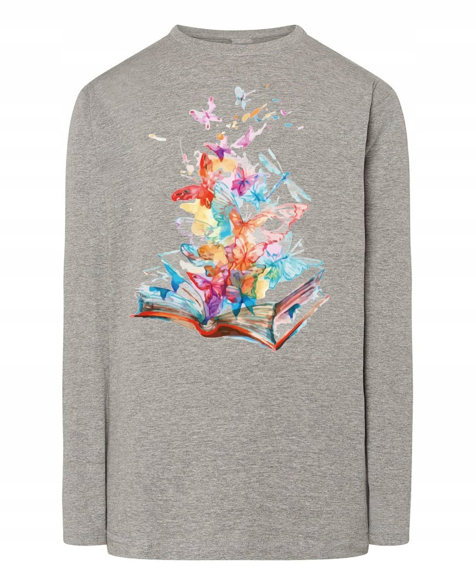 Longsleeve nadruk Kolorowe Książki R.S