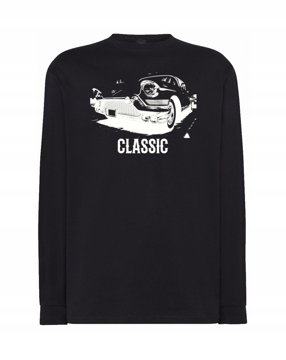 Longsleeve męski nadruk Samochód Klasyk r.5XL