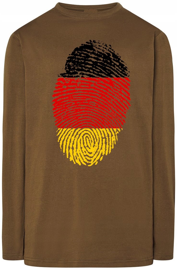 Niemcy Flaga Odcisk Bluza Longsleeve Rozm.L