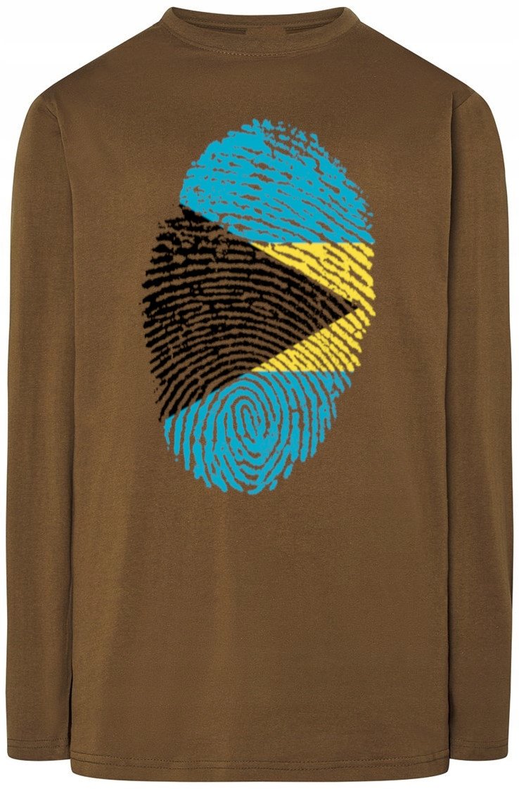 Bahamy Flaga Odcisk Bluza Longsleeve Rozm.3XL