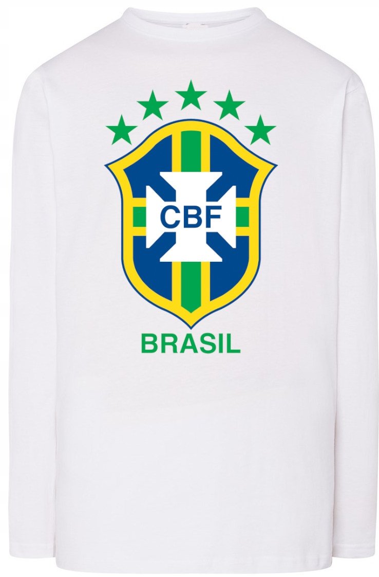 Reprezentacja Brazylli Longsleeve Modny r.L