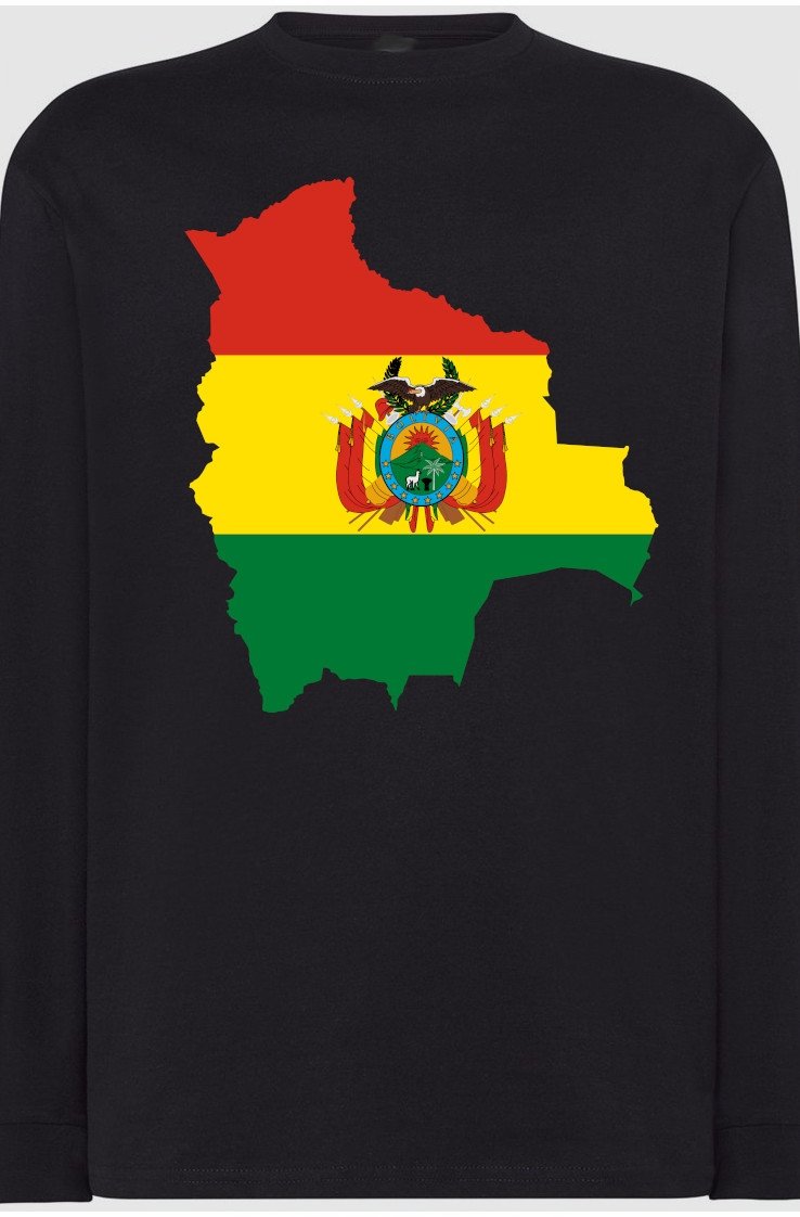 Boliwia Męska Bluza Longsleeve Flaga Rozm.3XL