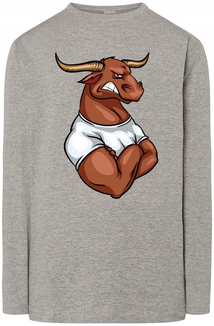 Byk Męska Modna Bluza Longsleeve Rozm.M