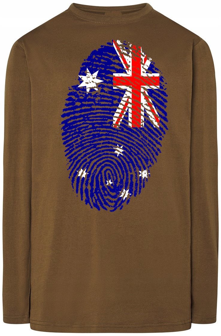 Australia Longsleeve Męski Flaga Odcisk Rozm.M