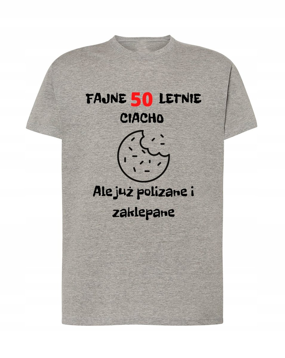 T-Shirt męski na 50 urodziny Rozm.XXL
