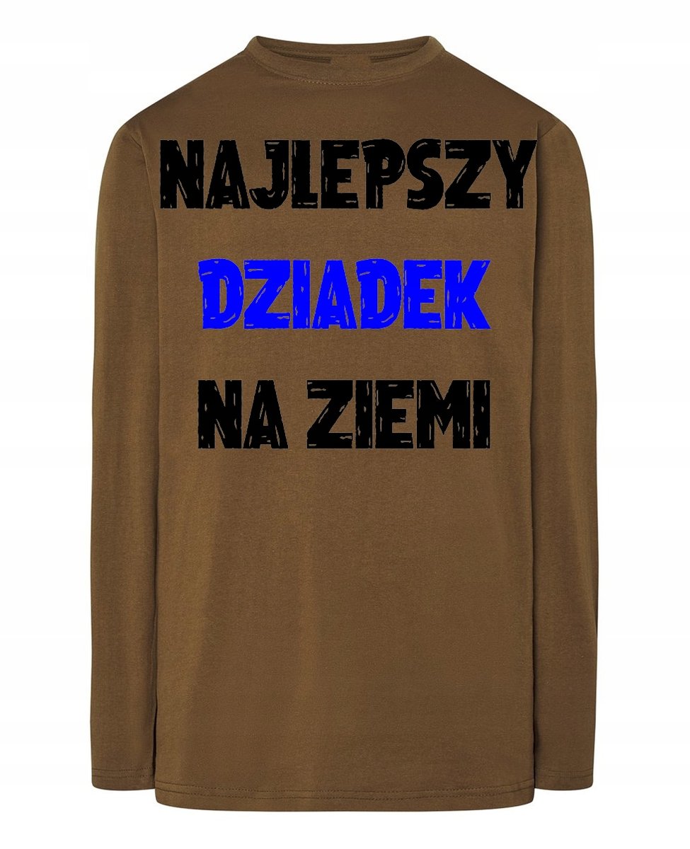Longsleeve nadruk Najlepszy Dziadek r.XL