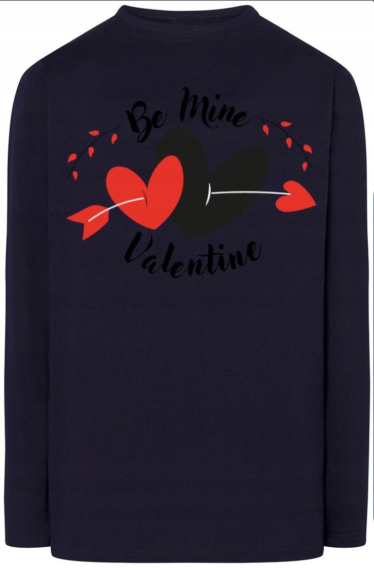 Walentynki Be Mine Bluza Longsleeve r.L