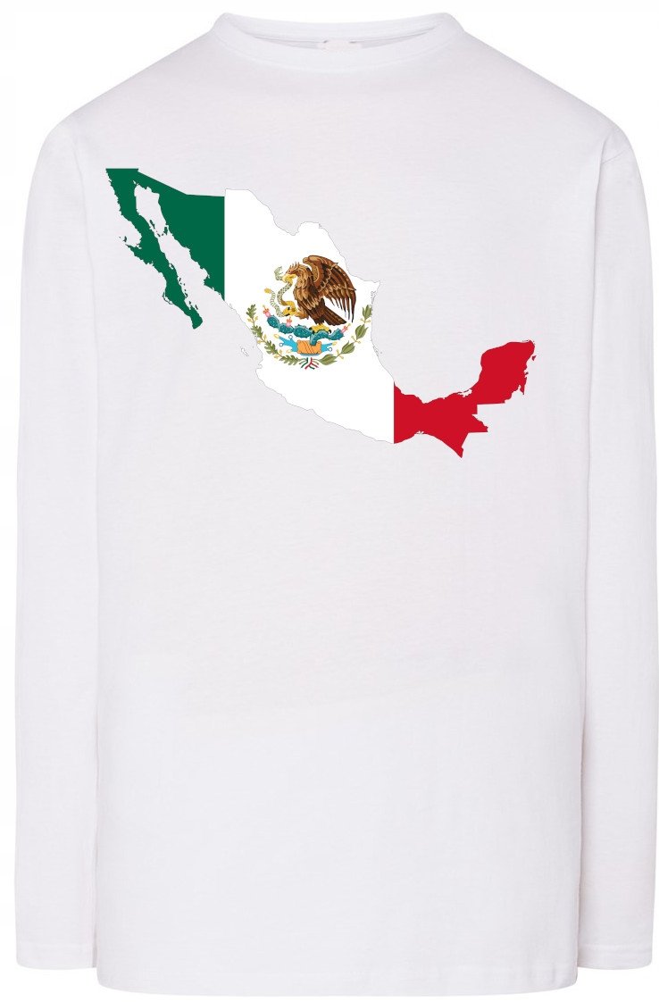 Meksyk Męska Bluza Longsleeve Modna Rozm.5XL