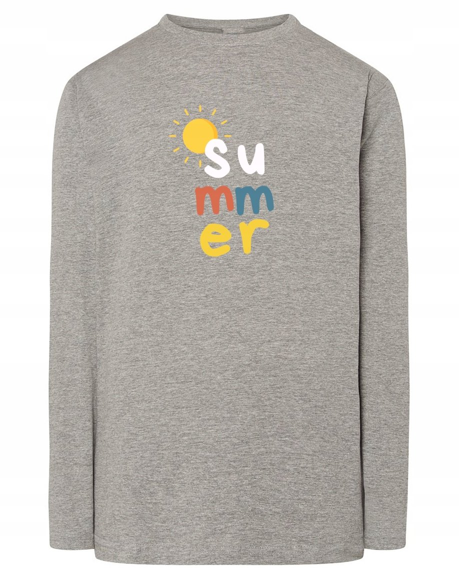 Longsleeve kolorowy nadruk SUMMER LATO r.L