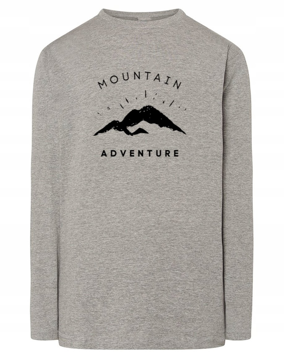 Longsleeve fajny nadruk GÓRY PRZYGODA r.S