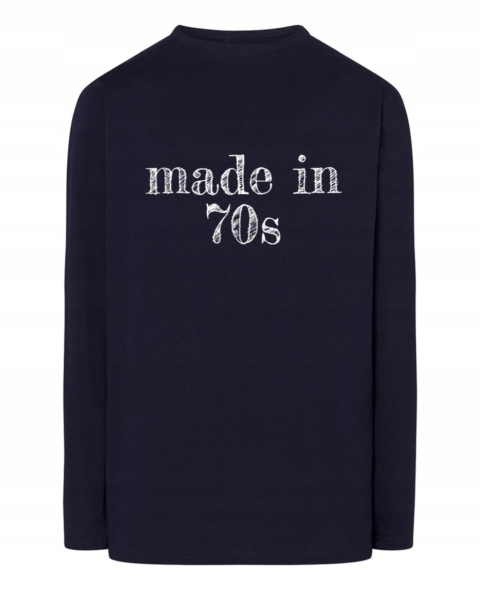Longsleeve męski Made in 70s Urodzony w latach 70 tych r.4XL