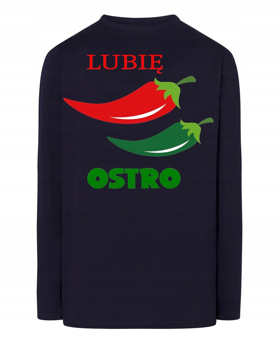 Longsleeve Śmieszny Lubię Ostro r.3XL