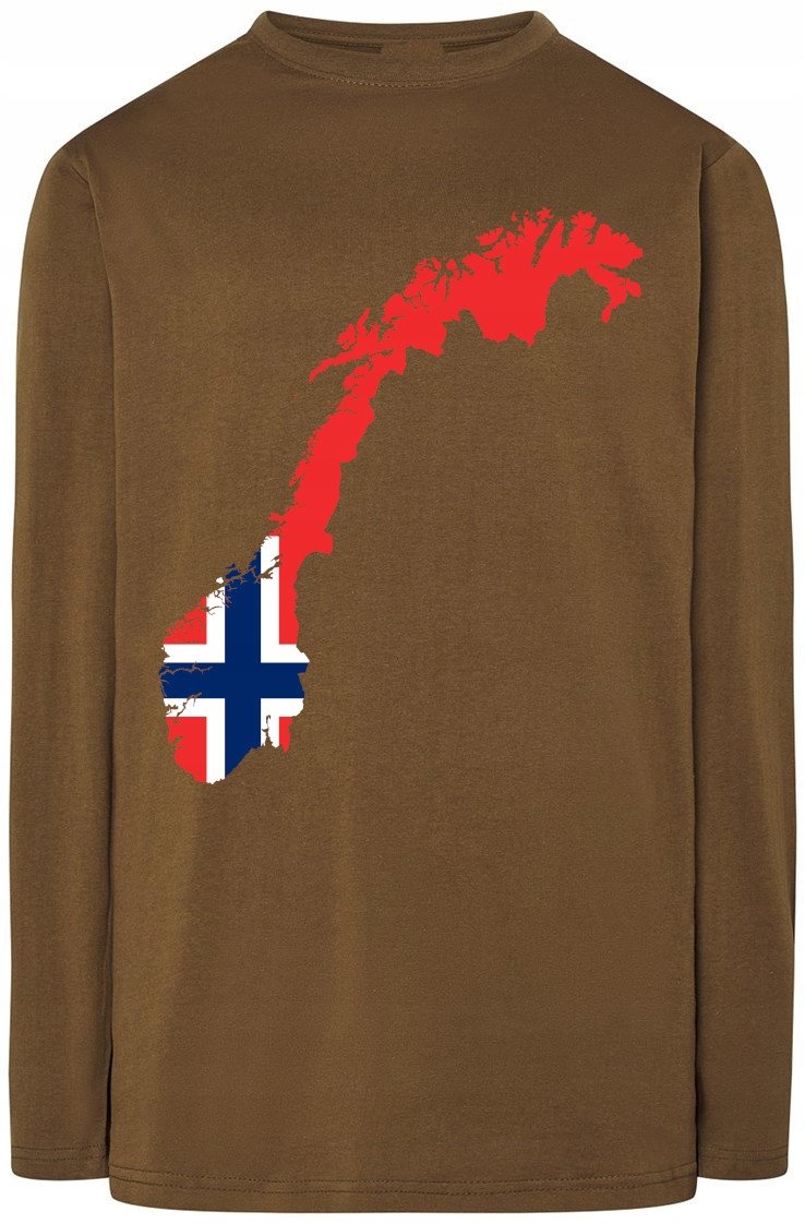 Norwegia Flaga Męska Bluza Longsleeve Rozm.3XL