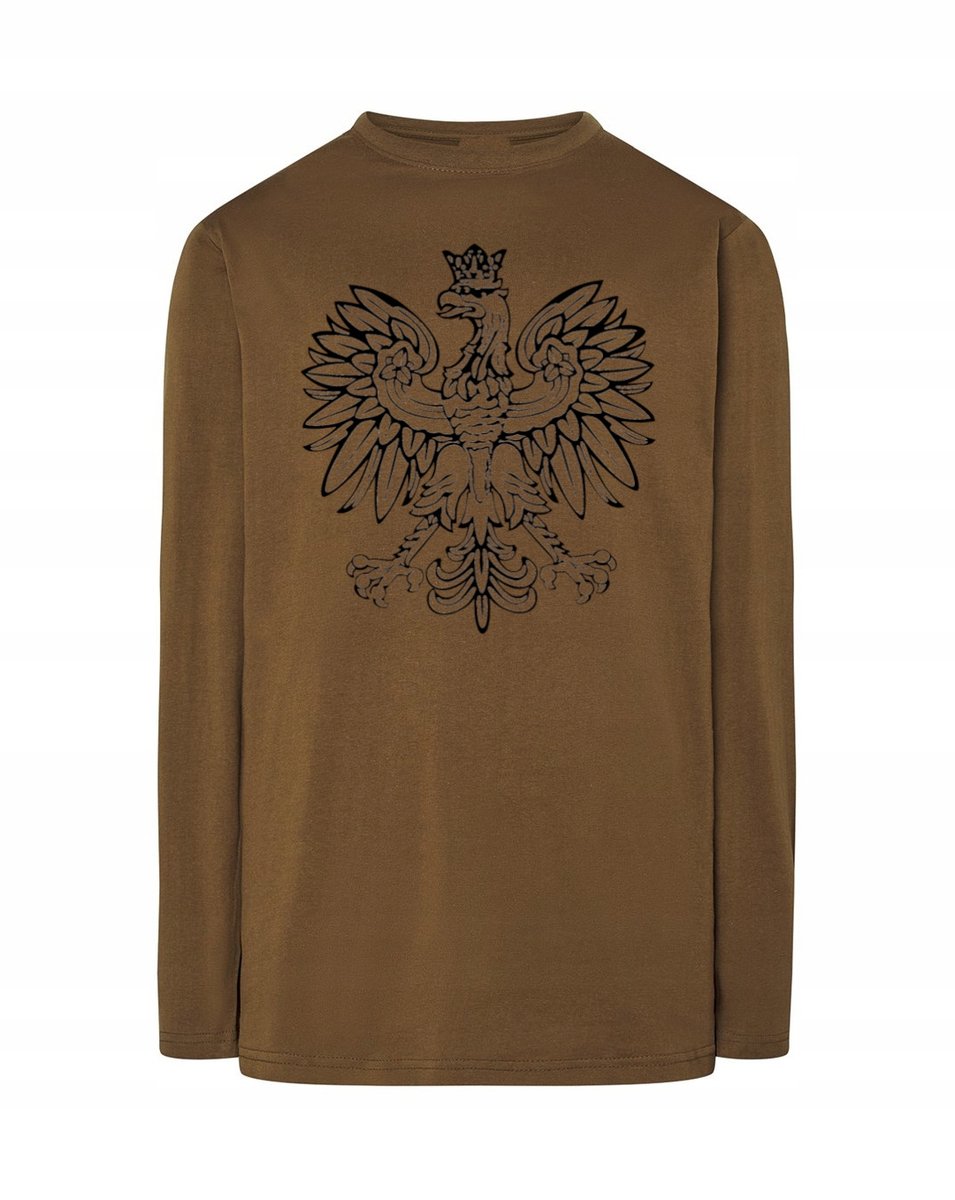 Longsleeve męski nadruk GODŁO POLSKA r.XS