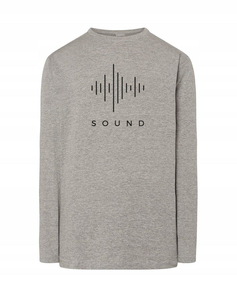 Longsleeve męski nadruk art line SOUND r.XXL