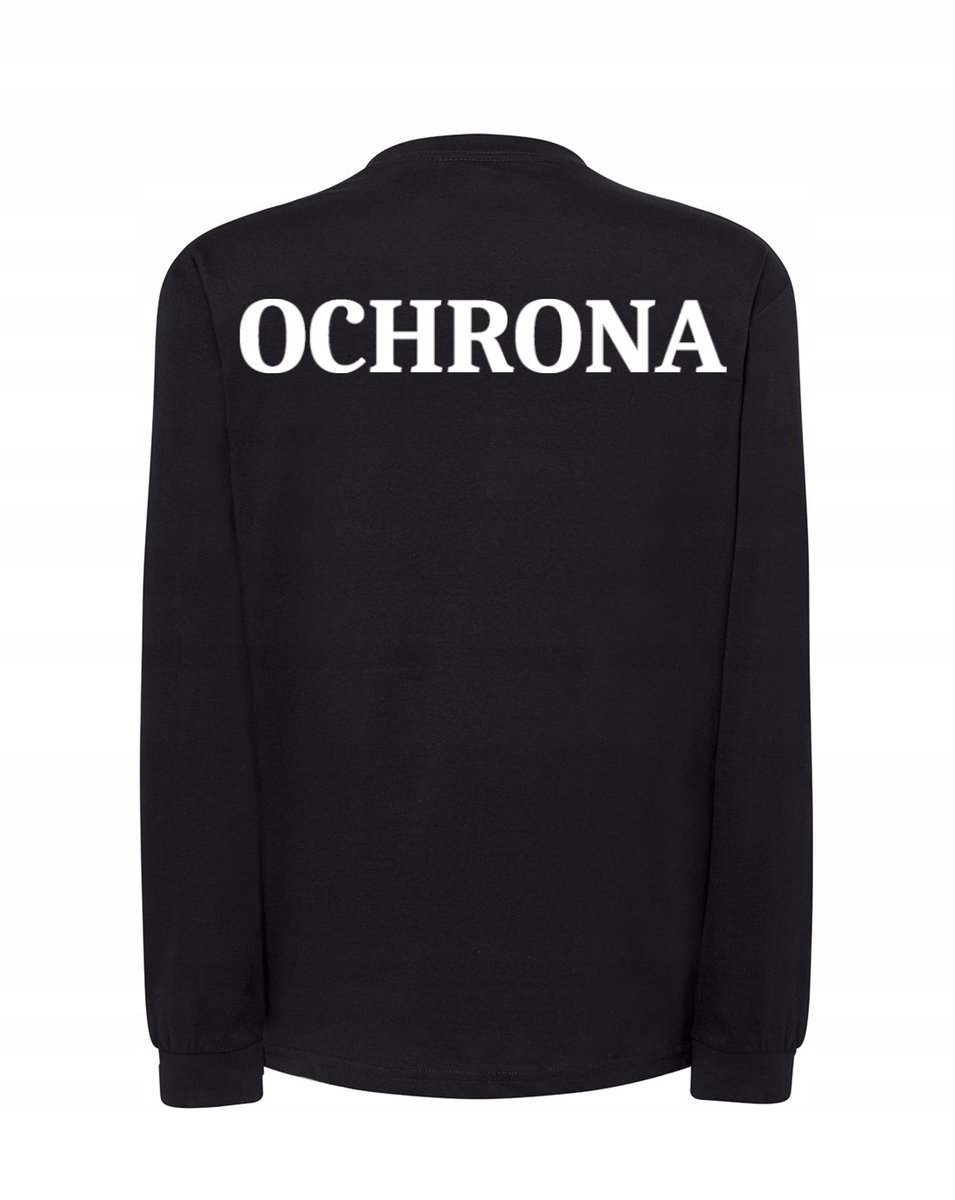 Longsleeve męski nadruk Ochrona Rozm.XS