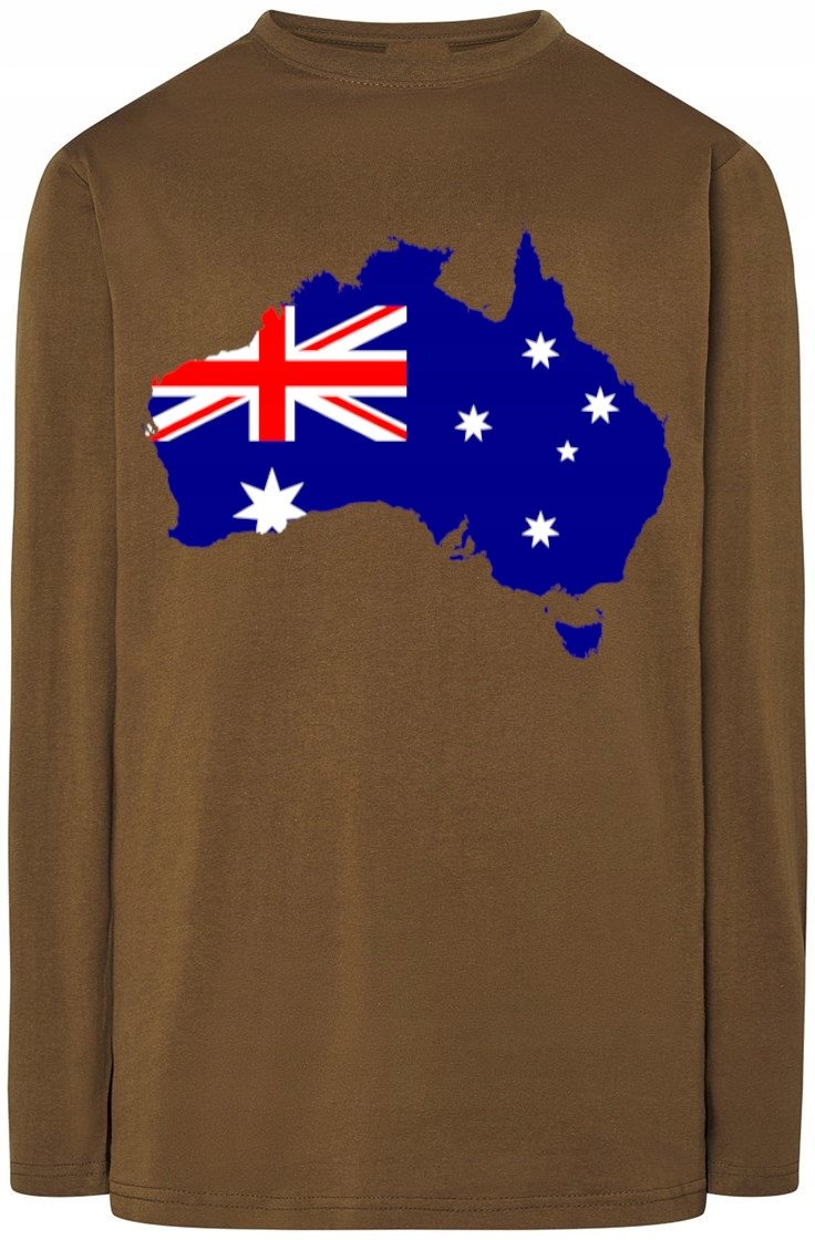 Australia Flaga Męski Longsleeve Modny Rozm.XL