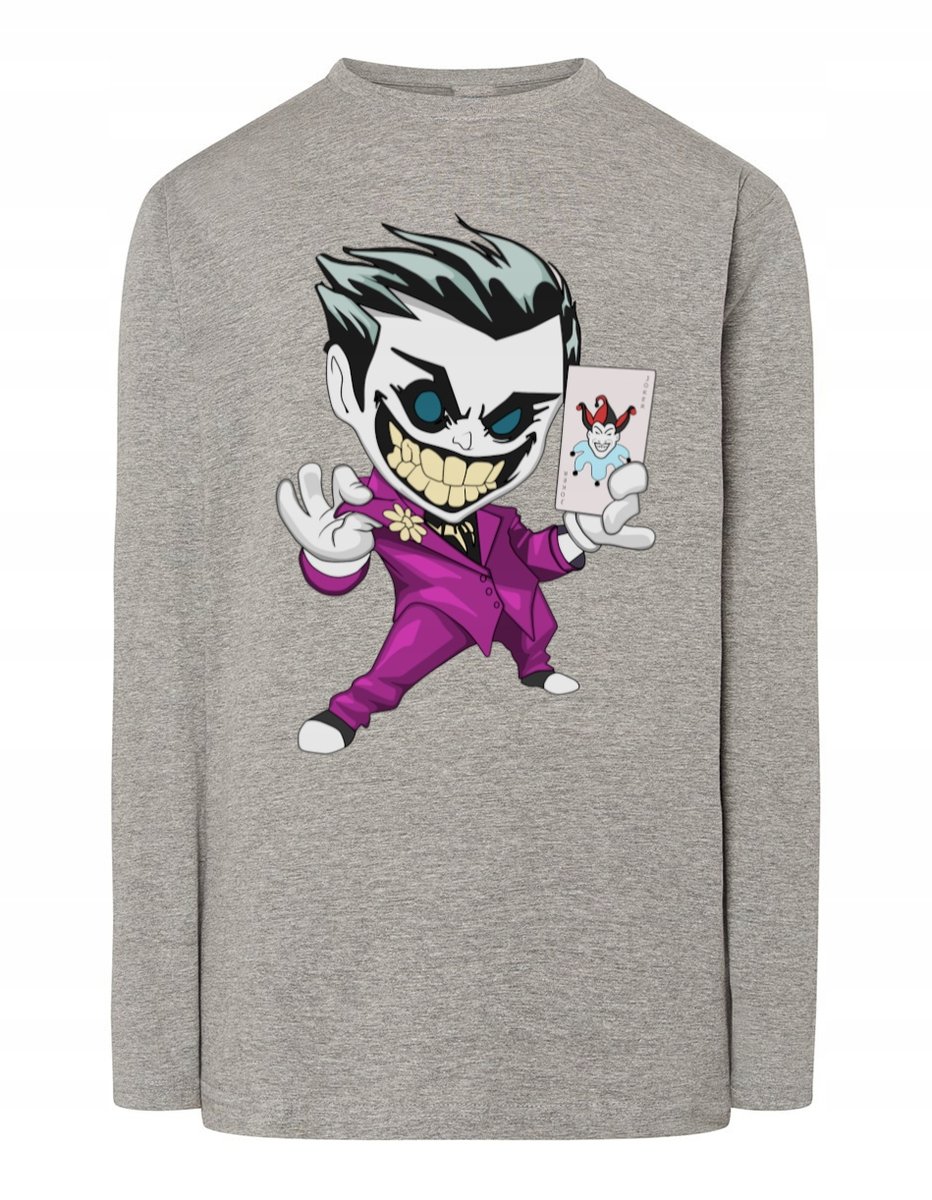 Longsleeve kolorowy nadruk art work JOKER r.L