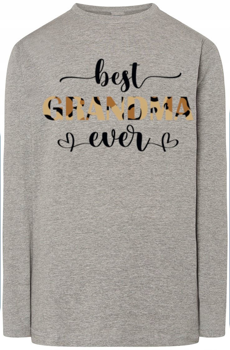 Dzień Babci Bluza Longsleeve Kocham Babcie r.S